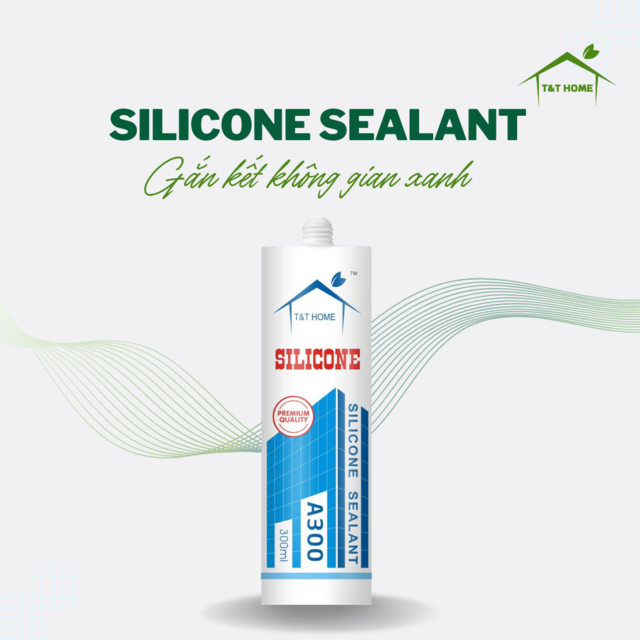 T&T HOME Silicone Sealant A300 - Porcelain White