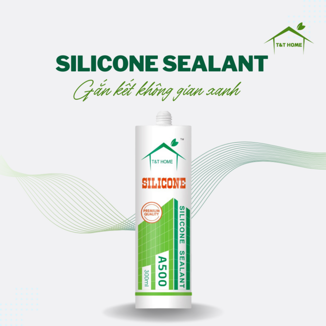 T&T HOME Silicone Sealant A500 - Porcelain White